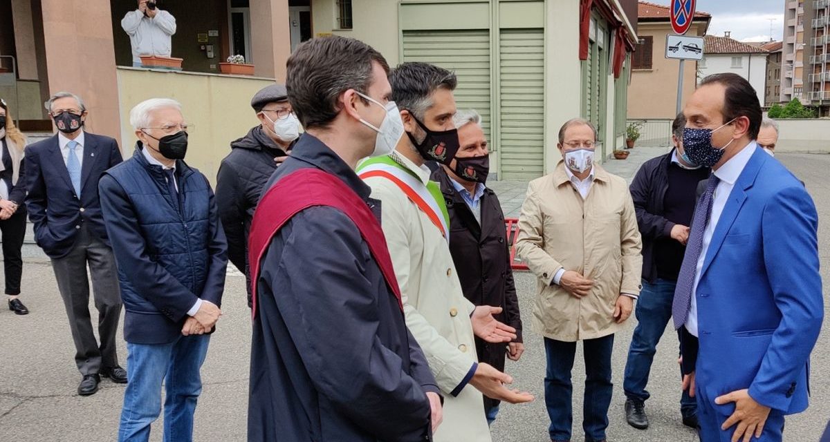 Cirio, in visita nel Tortonese, conferma il futuro potenziamento dell’ospedale di Tortona