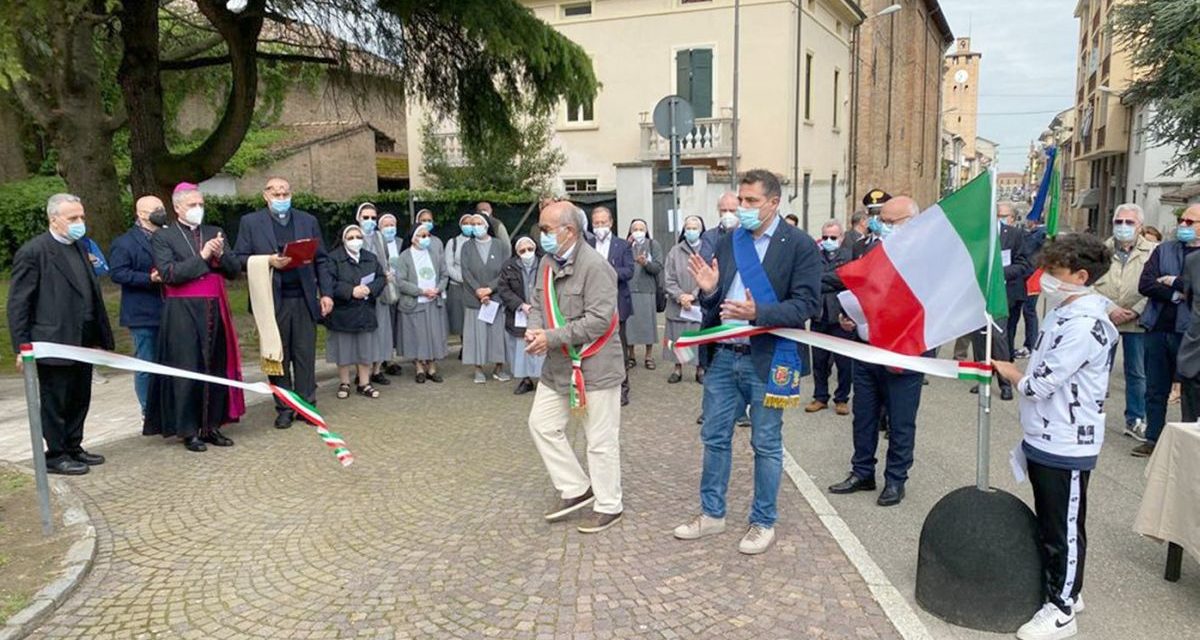 A Pontecurone Vescovo e Sindaco hanno inaugurato l’area dedicata ai Giusti