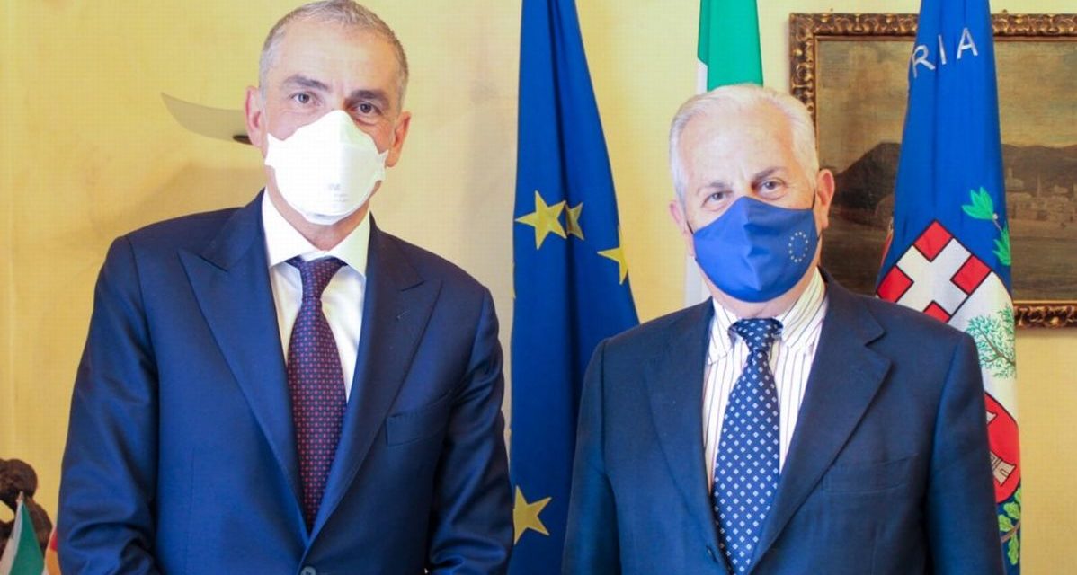 Imperia, incontro tra il sindaco Scajola e il sottosegretario Costa