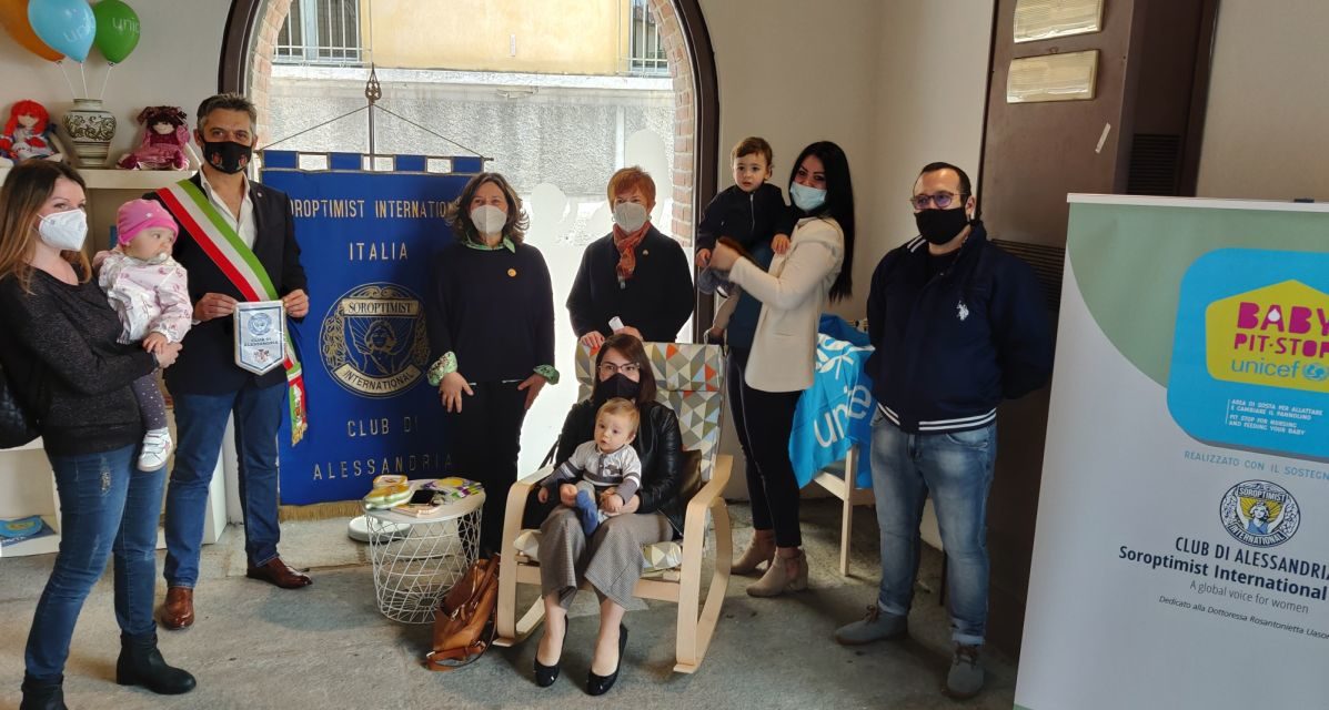 A Tortona inaugurato il “Baby pit stop” per l’allattamento a Palazzo Guidobono