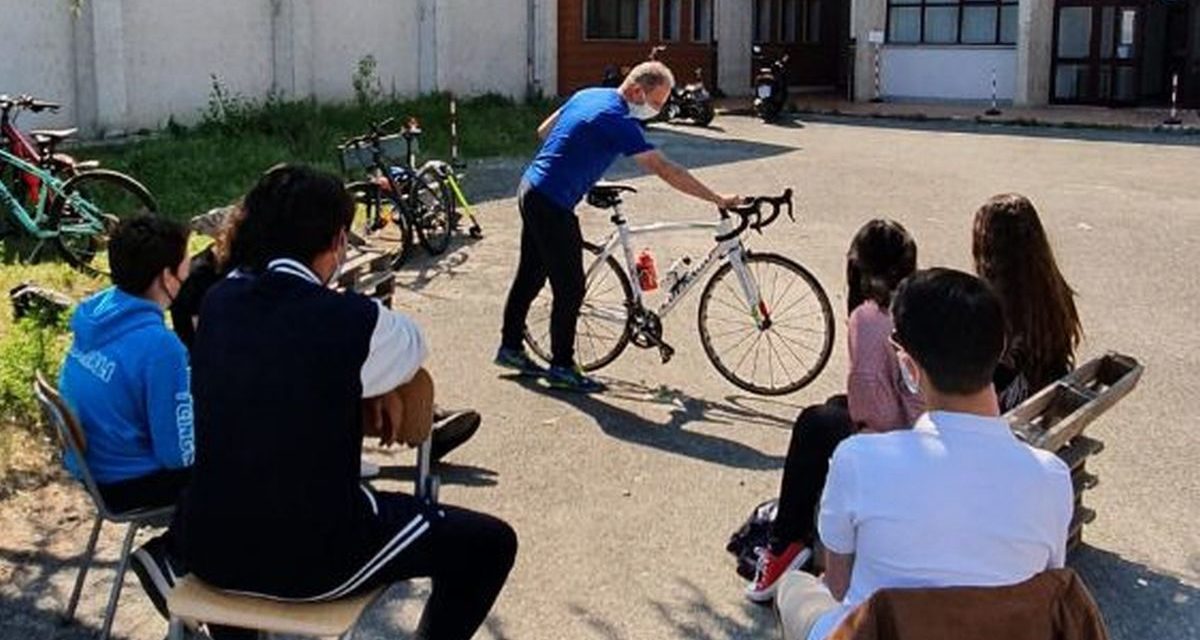 Al Liceo Amaldi di Novi Ligure ha preso il via un progetto sul ciclismo