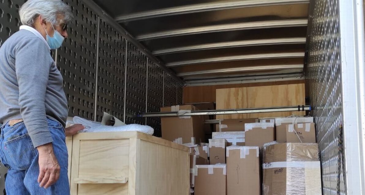 Collezione Bistolfi: è iniziato il trasporto delle opere a Casale Monferrato