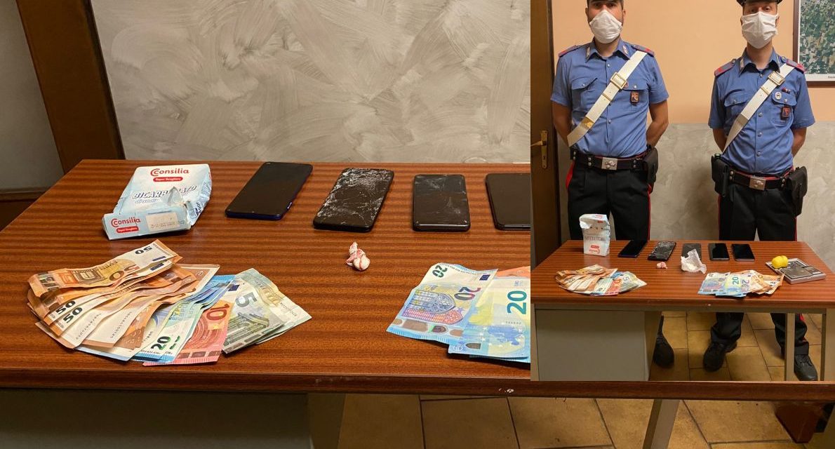 A Pontecurone un marocchino litiga in un bar e si scopre che è un pusher, arrestato