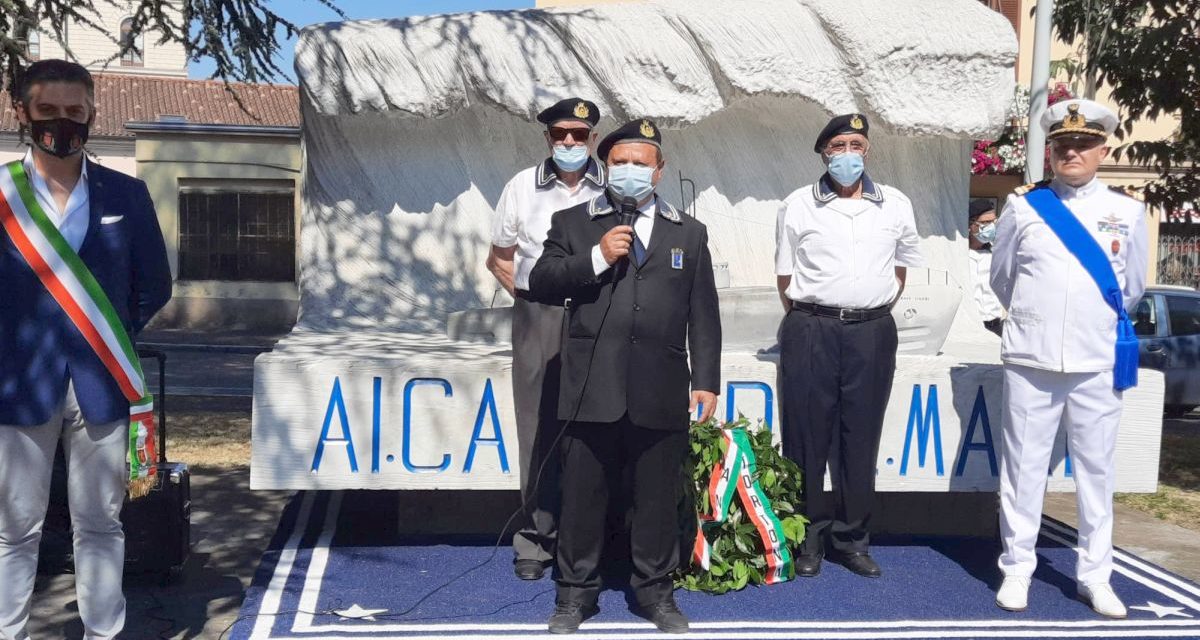 Ieri a Tortona la cerimonia per ricordare i caduti del mare nella Festa della Marina