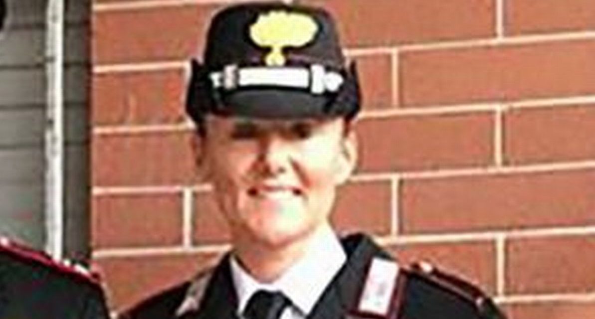 Nadia Brero Comandante dei Carabinieri forestali di Stazzano premiata a Roma