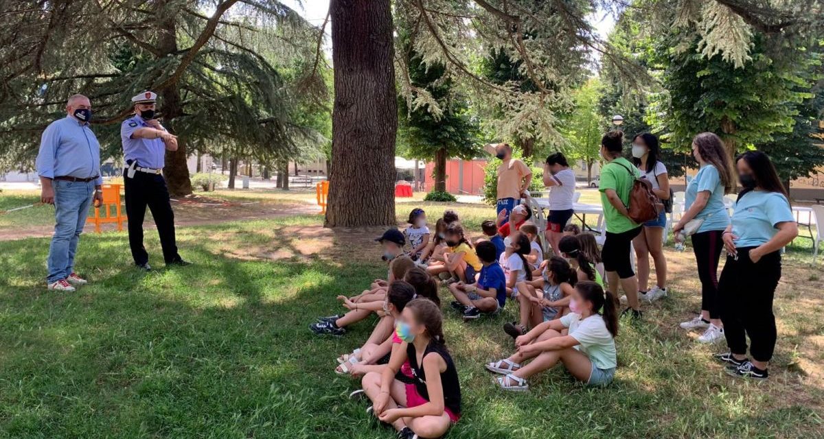 Sindaco e Assessori di Valenza in visita alla Scuola all’aperto della Don Minzoni