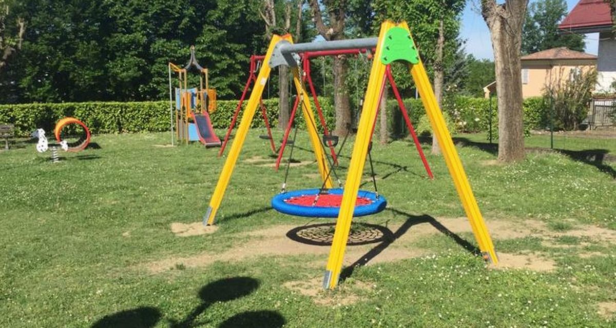 Grazie a uno sponsor Villaromagnano ha un nuovo parco giochi