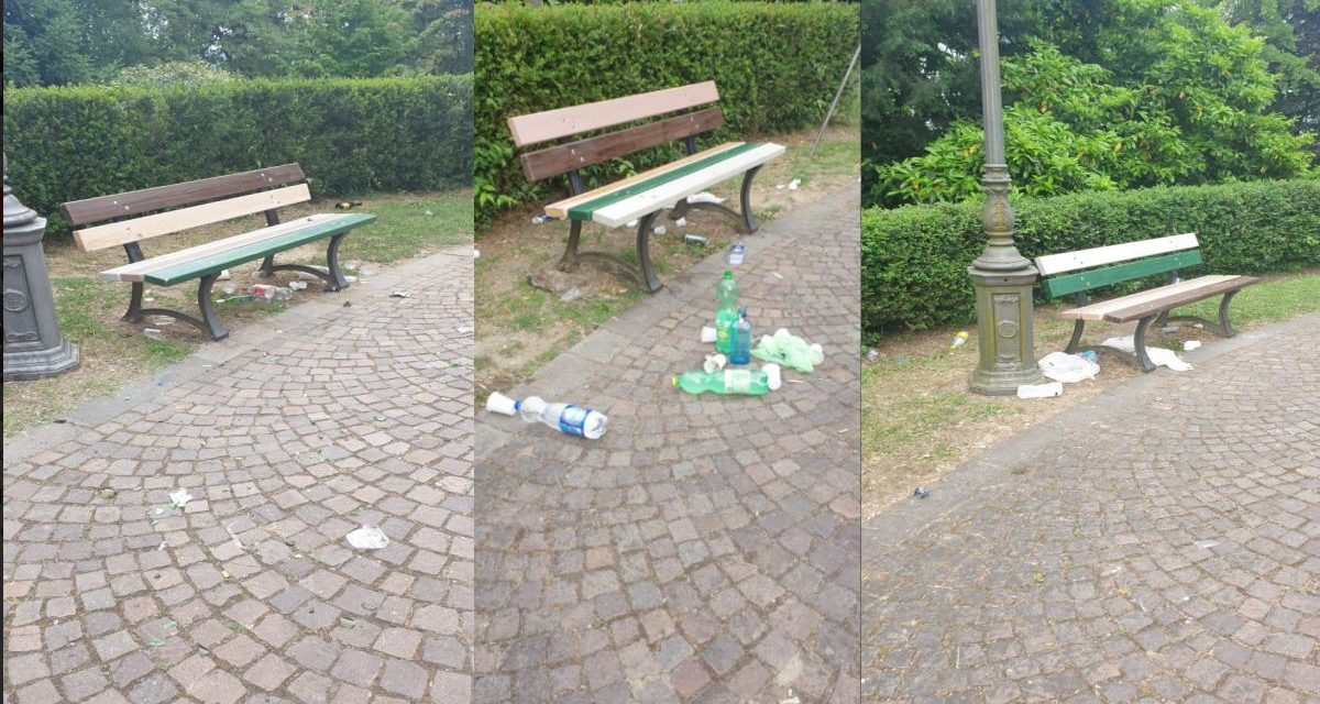 Tortonesi maleducati 2: abbandonano rifiuti sul Parco del Castello