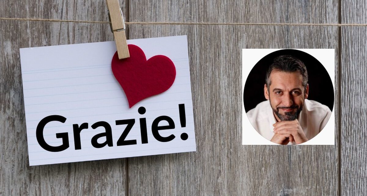 Un grazie al Sindaco Chiodi e al Comune per non aver messo il maxischermo evitando contagi