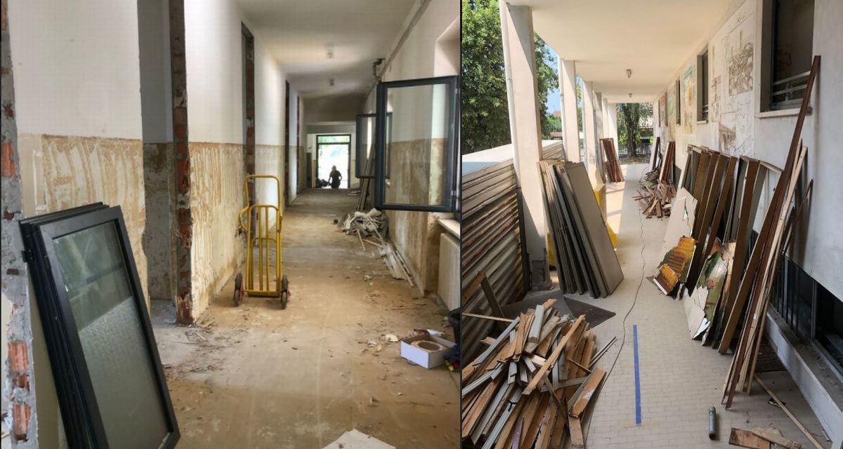 Iniziati i lavori nelle scuole a Castelnuovo Scrivia con tre cantieri finanziati interamente dal ministero