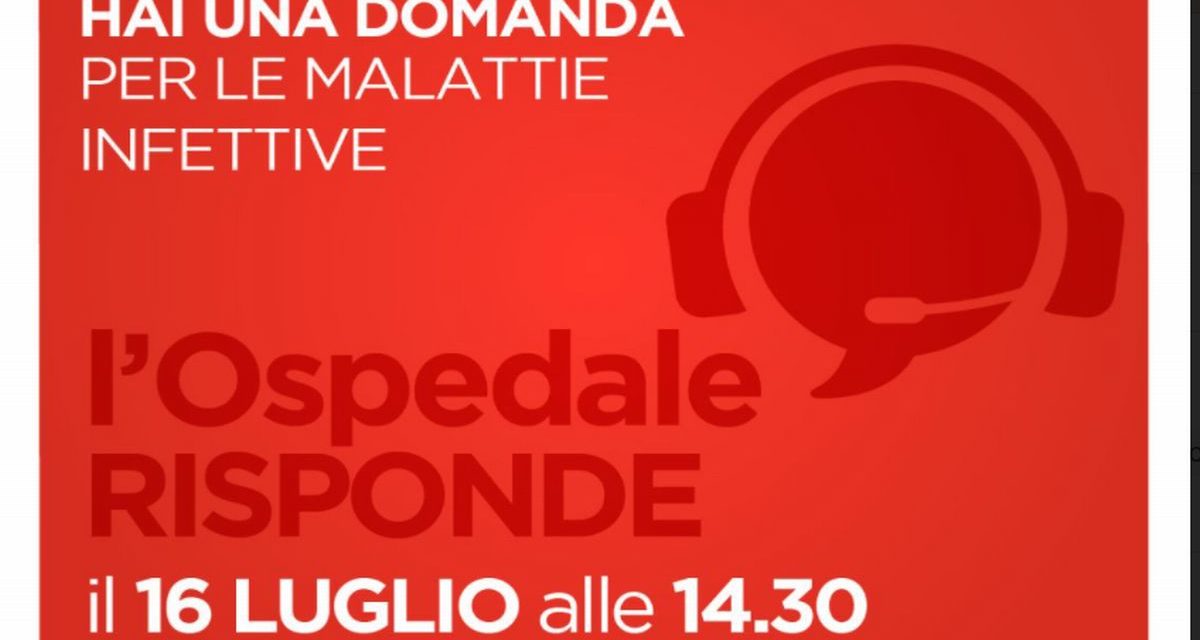 L’Ospedale di Alessandria Risponde: in diretta le Malattie Infettive