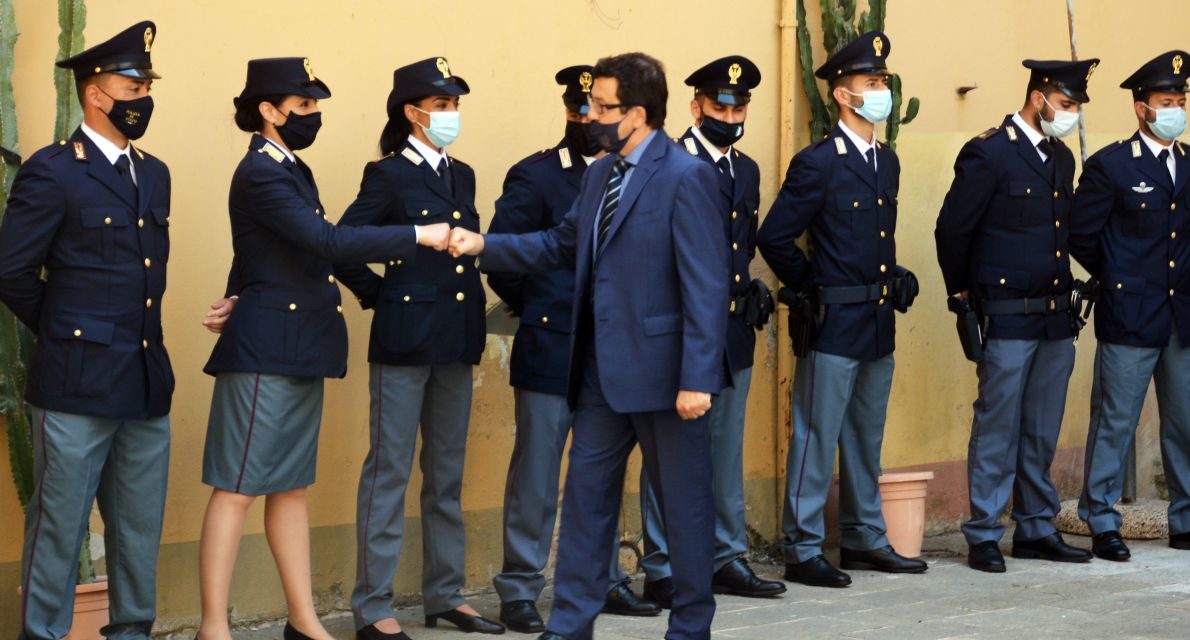 Nuovi poliziotti a Imperia accolti dal Questore