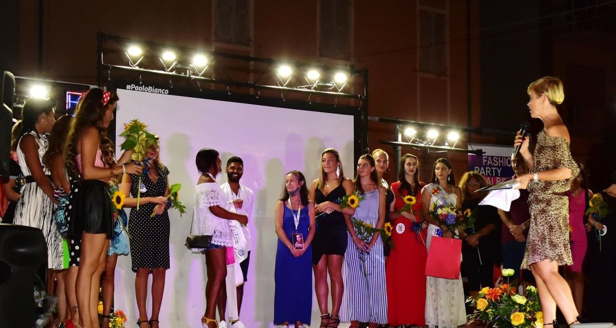 Il dianese Luca valentini conduce il “Fashion party” ad Albenga