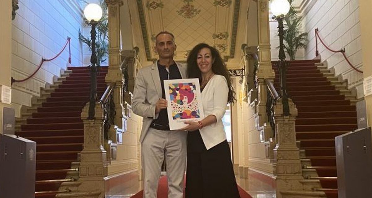 “Divertimento” l’opera dedicata al Casinò di Sanremo al centro di  Loving Italy l’ultima collezione dell’artista Houda Bakkali.