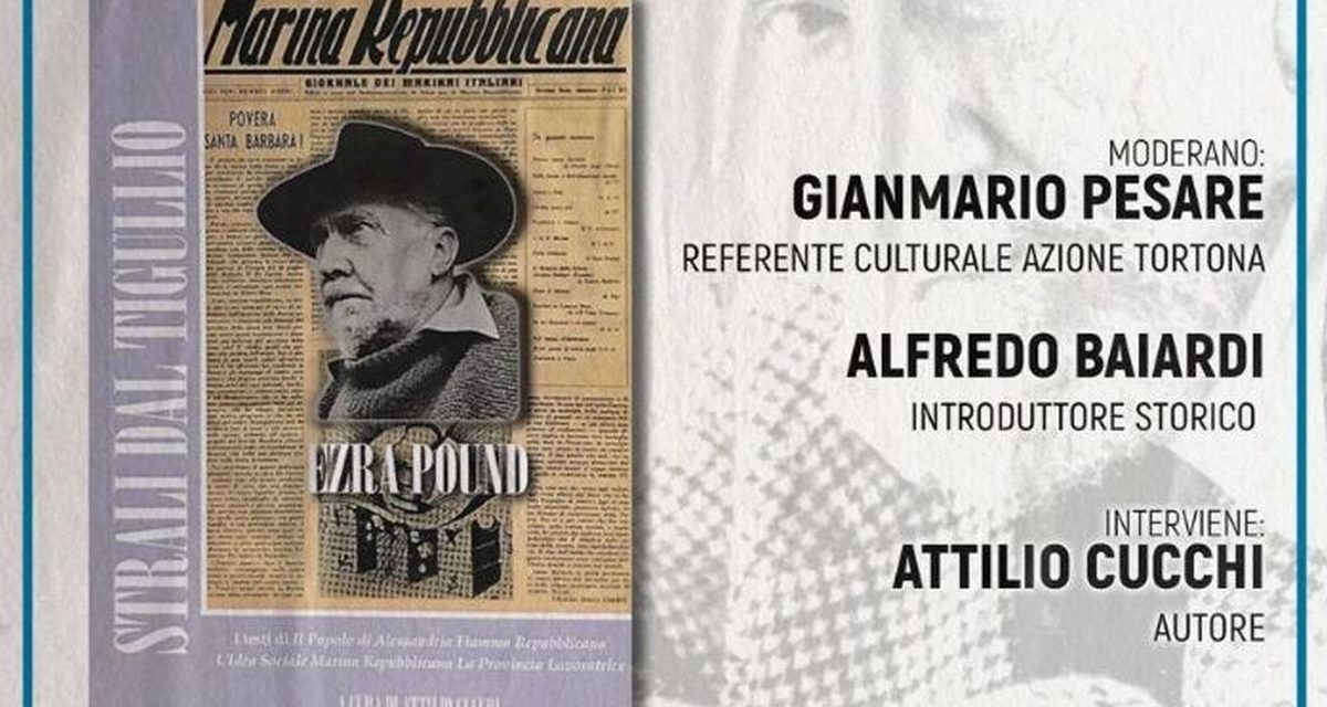Sabato una nuova iniziativa culturale di “Azione Tortona”