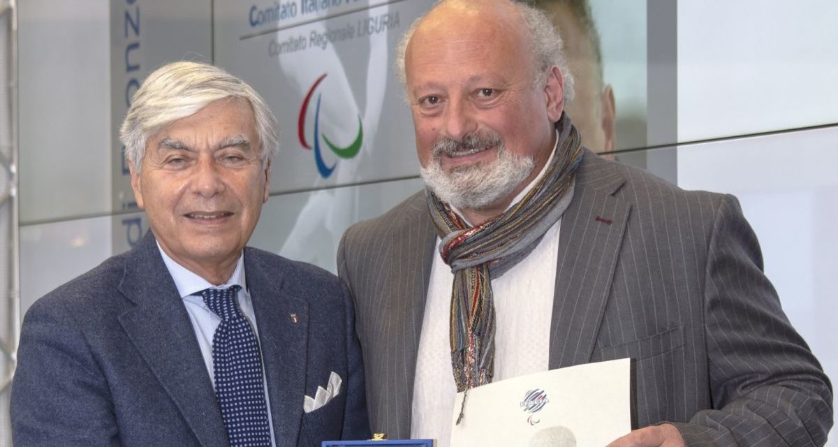 Il sanremese Giovanni (detto Giancarlo) Di Malta premiato con la Stella di bronzo al Merito sportivo paralimpico