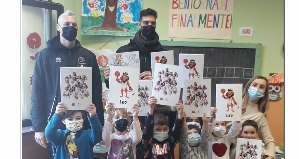Gli atleti del Derthona Basket nelle scuole di Casalnoceto, San Sebastiano, Viguzzolo e Volpedo
