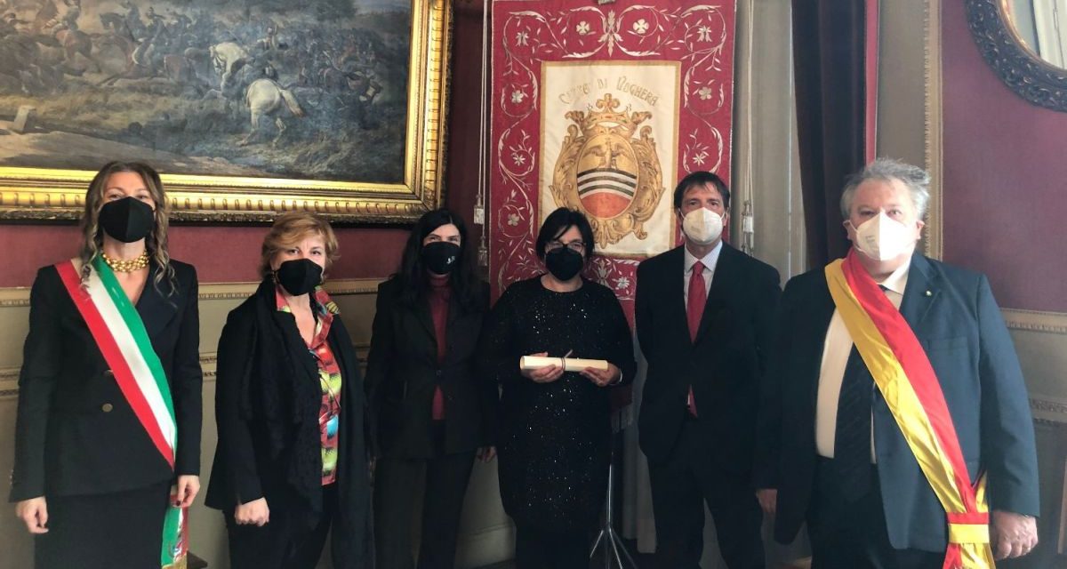 Onorificenza al merito a Voghera per Cristina Boffelli