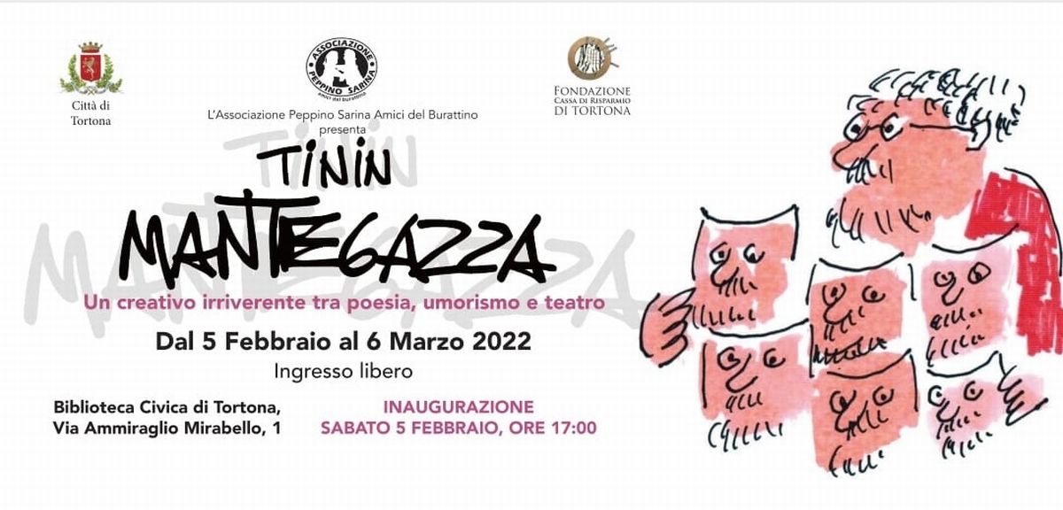 Sabato alla Biblioteca di Tortona si inaugura la mostra di Tinin Mantegazza