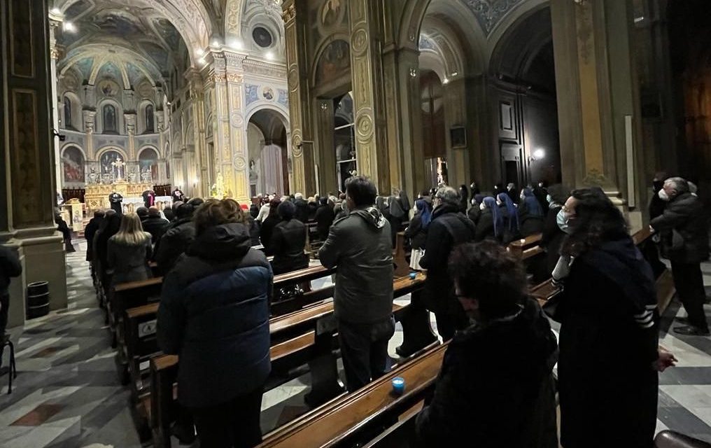 Ad Alessandria si è svolta una veglia per la pace in Ucraina