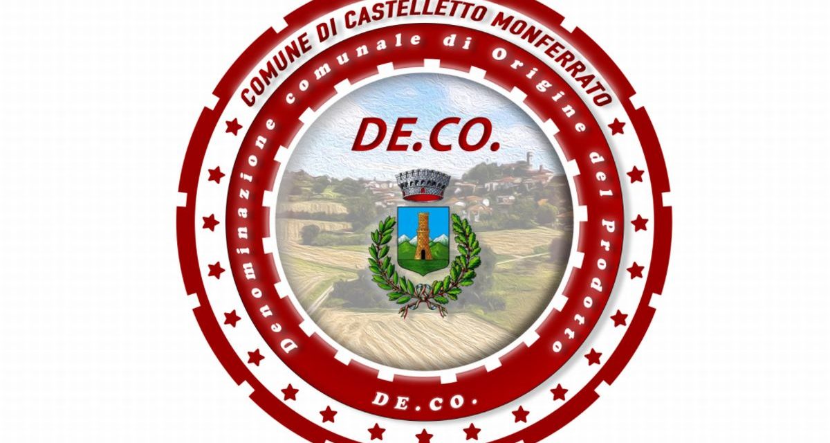 Castelletto Monferrato ha i suoi prodotti eno gastronomici DE.CO.