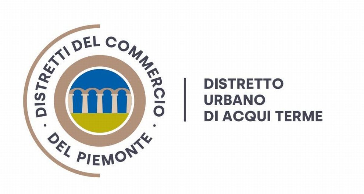Anche il Distretto del Commercio di Acqui Terme ha il suo logo