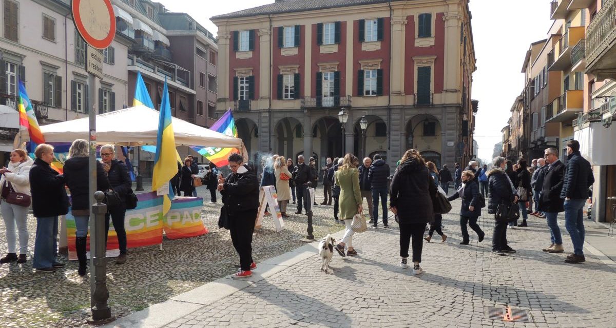 I Tortonesi sono scesi in piazza a sostegno del popolo ucraino