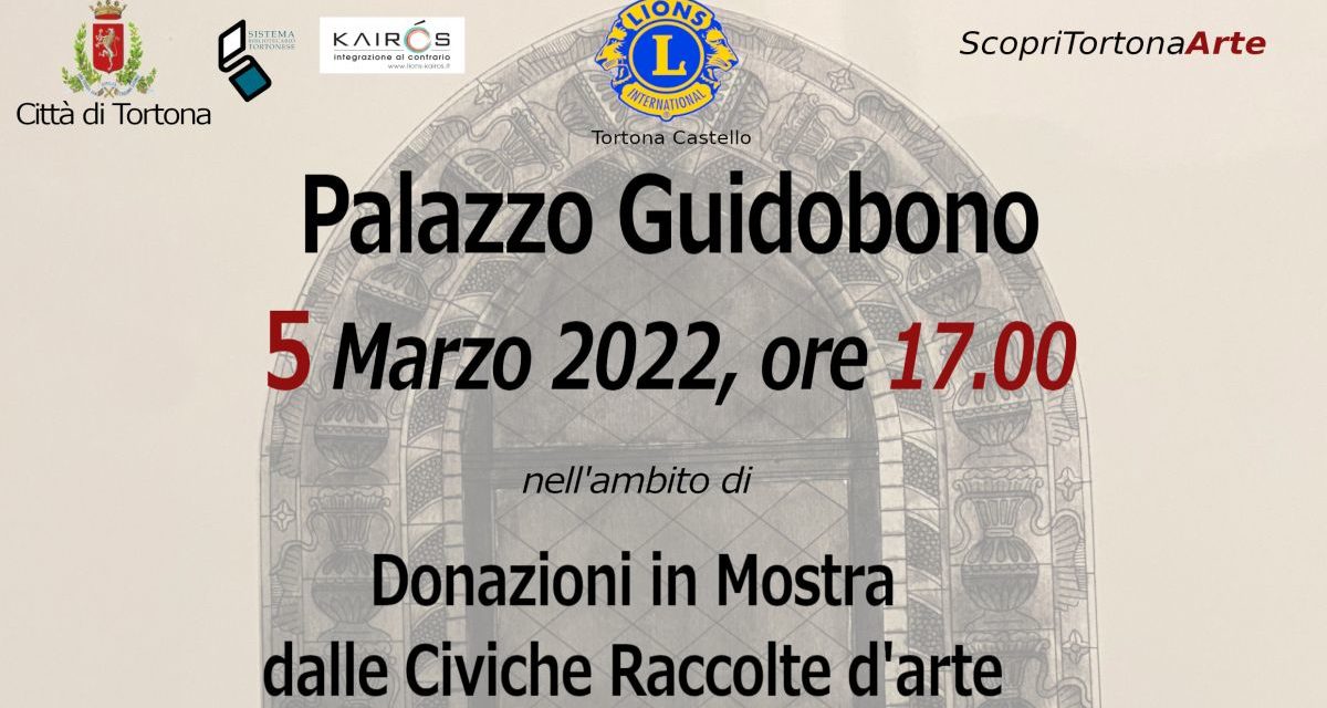 Sabato a Tortona l’iniziativa “Quando l‘arte si può toccare con mano” dedicata agli ipovedenti
