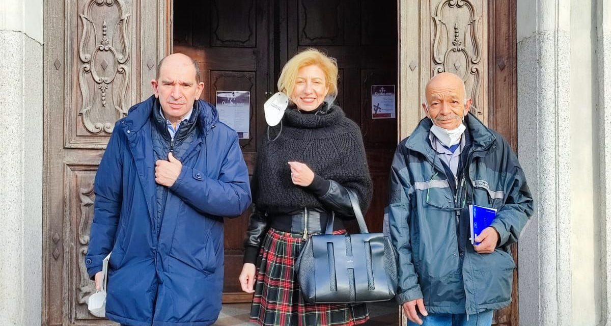 L’artista Mono Carrasco in visita a palazzo Pellizzari