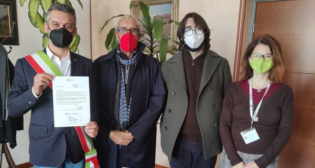 Il Fai di Tortona nomina il Sindaco Federico Chiodi socio onorario