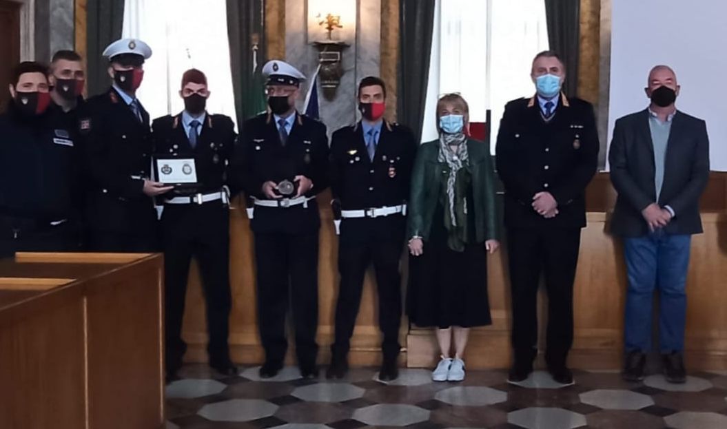 Duplice cerimonia polizia locale di Valenza