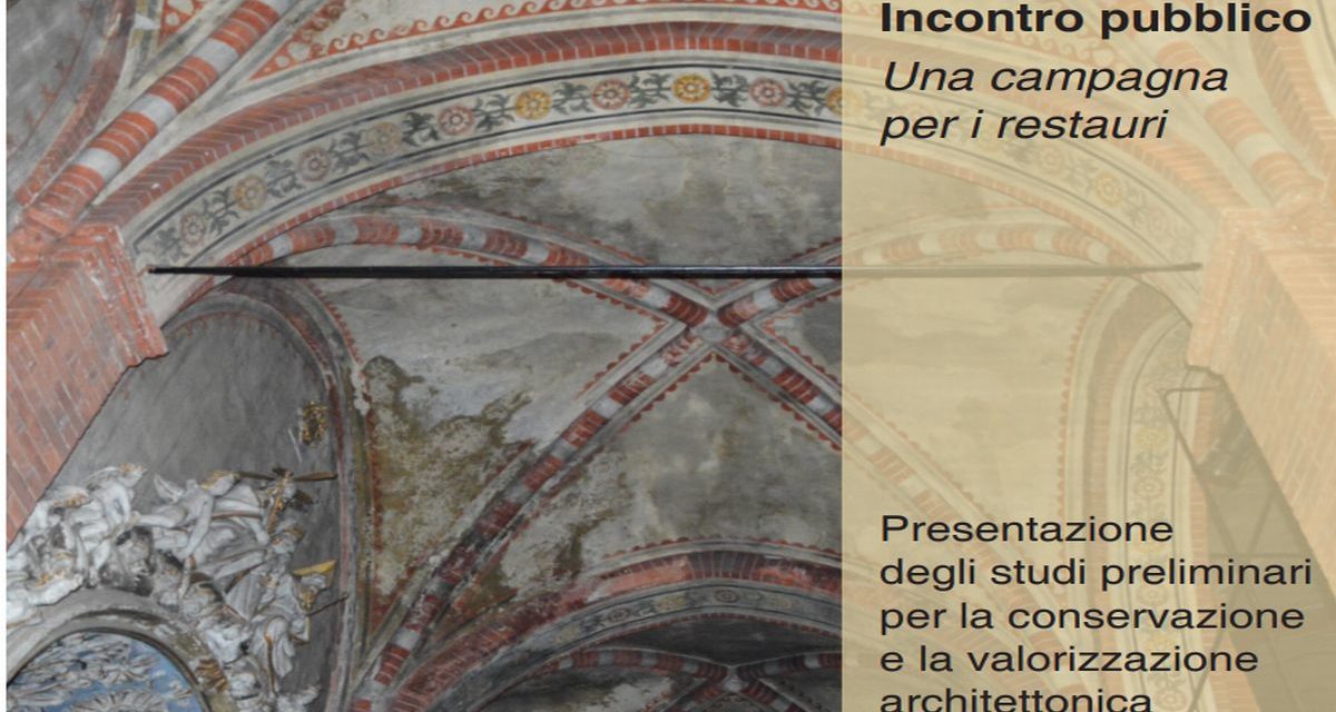 Domani il punto sui restauri della chiesa di Pontecurone