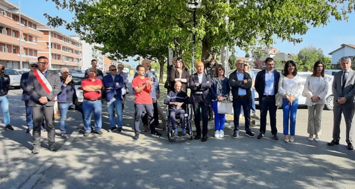 Ad Alessandria intitolata un’area all’ispettore di Polizia Antonio Martano