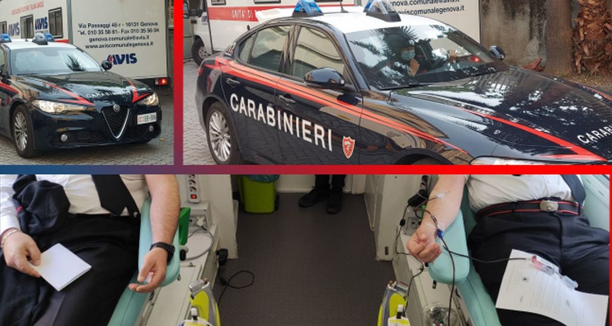 Avis e carabinieri, donazioni del sangue a Imperia