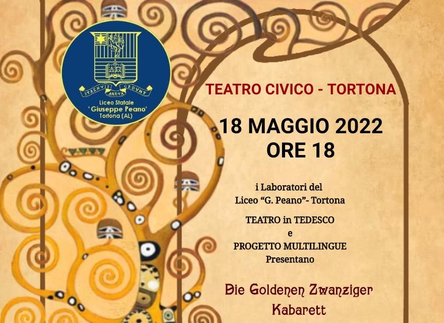 Mercoledì i giovani del liceo Peano di Tortona saliranno sul palco per un bell’evento