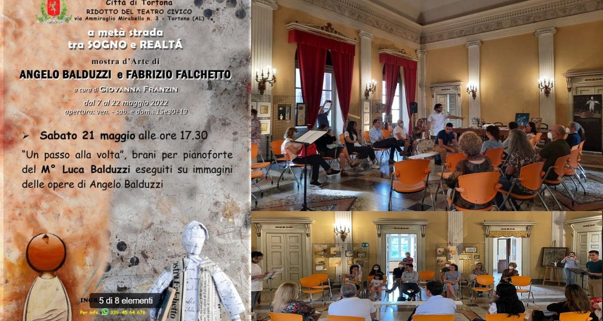 Ultimo week end per la mostra di Falchetto e Balduzzi. Sabato con un concerto
