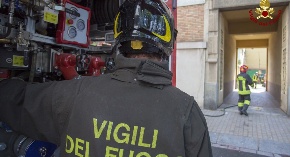 Brucia una casa alla frazione Spinetta Marengo di Alessandria
