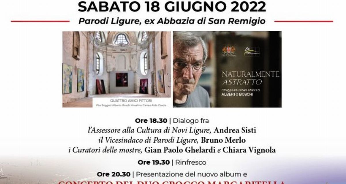 Sabato a Parodi Ligure un bell’evento culturale