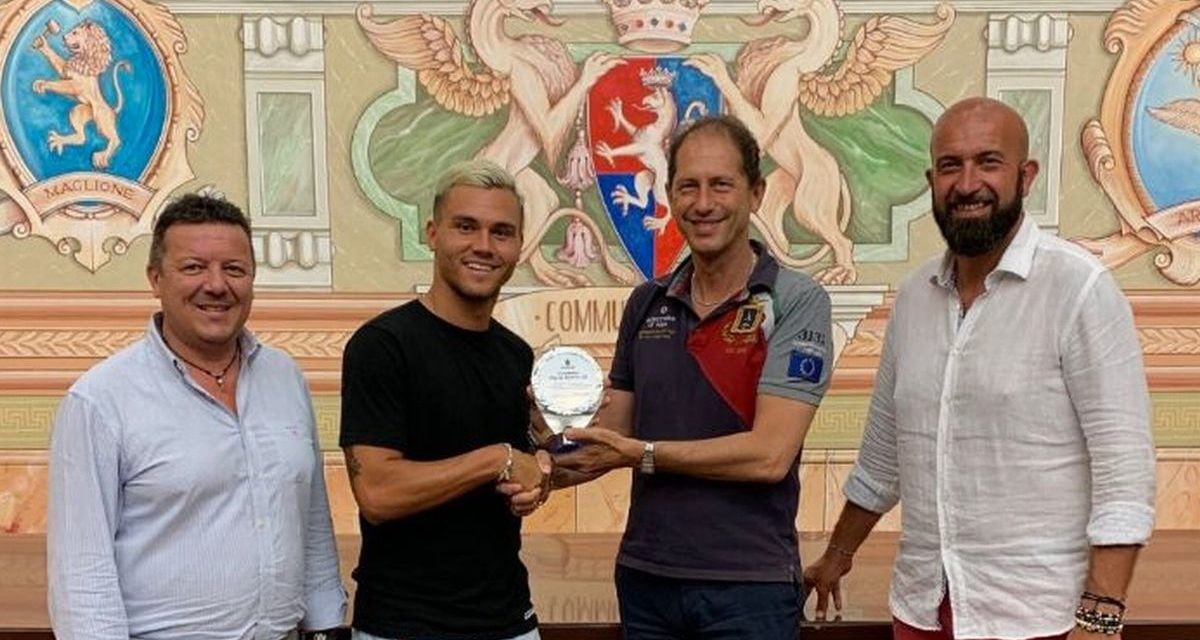 Premiato il giovane dianese Flavio Bianchi che ha debuttato in Serie A