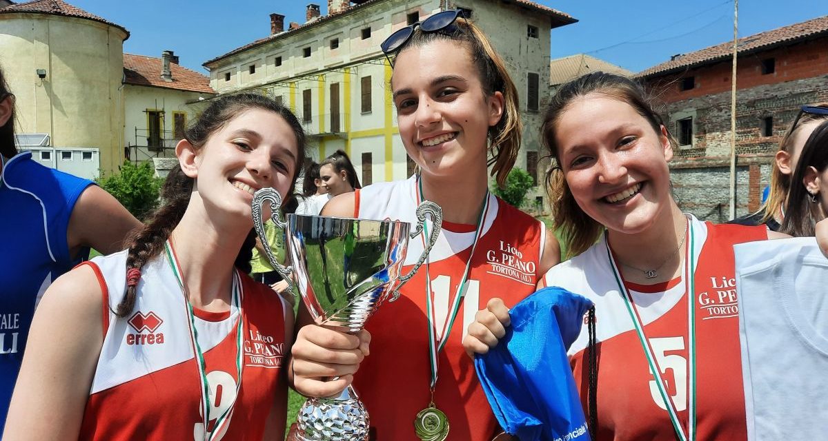 Le Tortonesi Rebecca Roveda, Asia Aliotta e Linda Moretti vincono i campionati studenteschi regionali