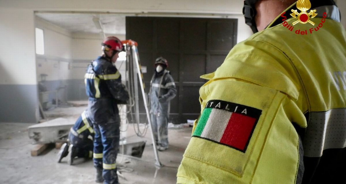 Esercitazione internazionale per i Vigili del Fuoco di Alessandria