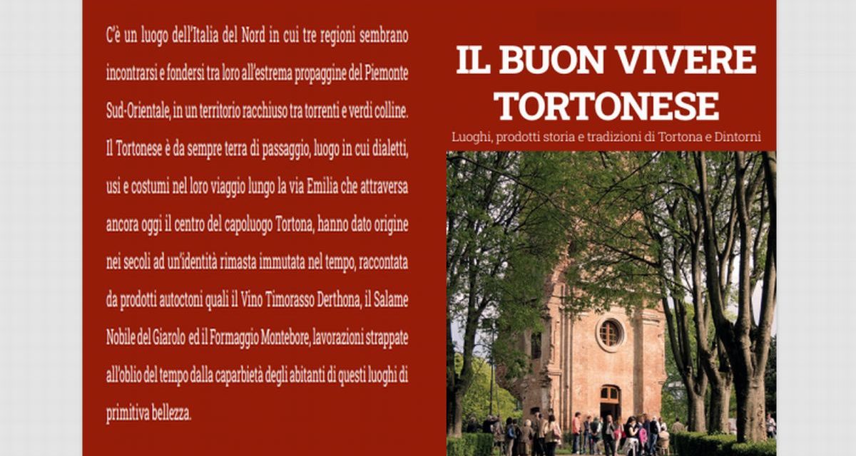La guida di Tortona “Il Buon Vivere Tortonese” in vendita alle librerie Cinque e Namasté