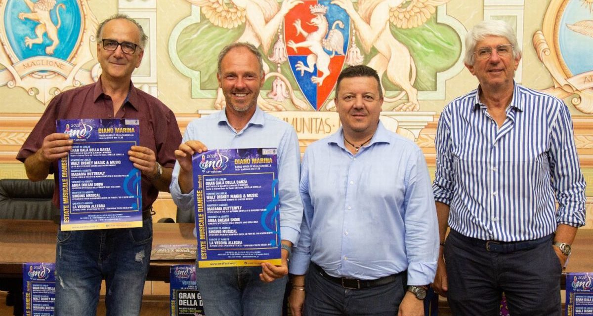 Presentati i 6 appuntamenti dell’Estate Musicale Dianese, si parte il 22 luglio