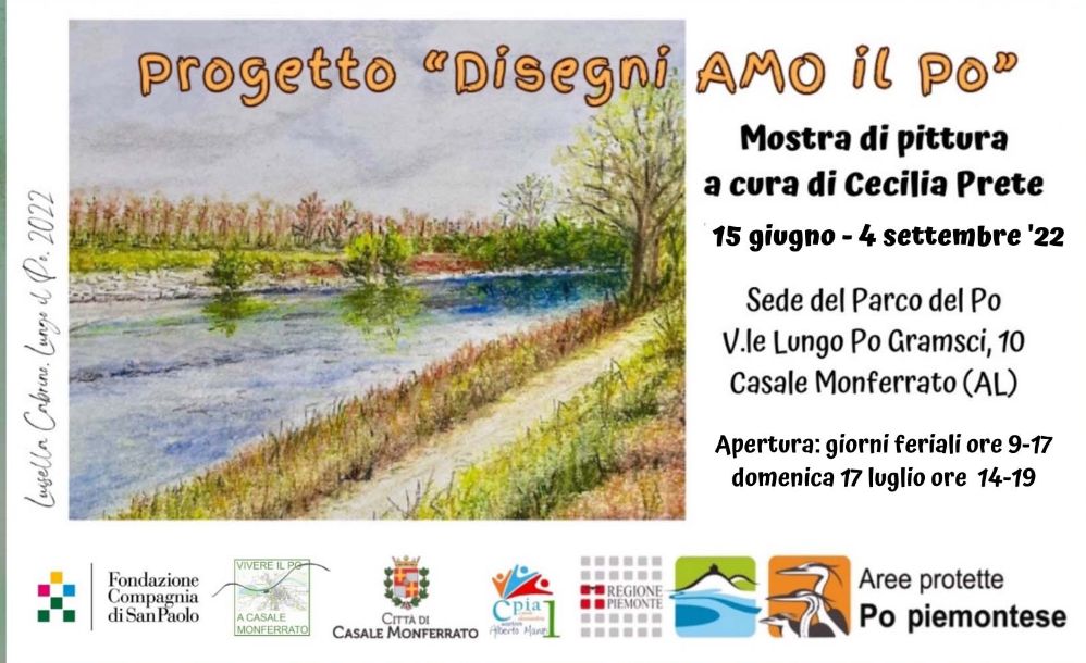 “DisegniAMO il Po” in mostra a Casale Monferrato fino al 2 settembre