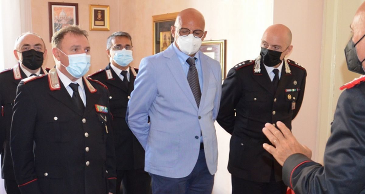 Il Generale interregionale in visita ai Carabinieri di Imperia