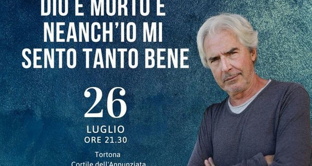 Tullio Solenghi a Tortona domani sera in uno spettacolo molto particolare