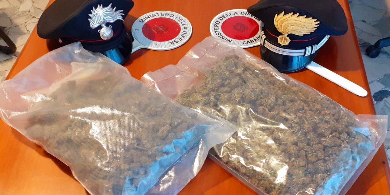 I Carabinieri di Tortona sequestrano 1 Kg di marijuana