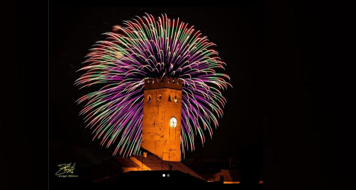 Lunedì sera a Castelnuovo Scrivia ci sono i centenari fuochi artificiali