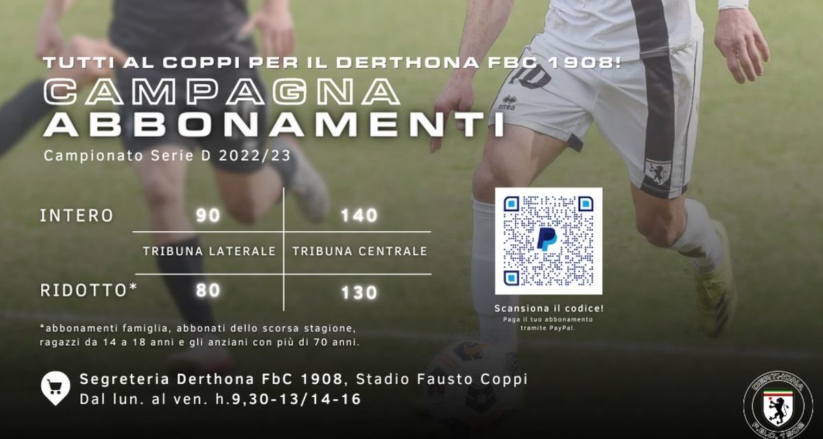 Il Derthona calcio chiama a raccolta i tifosi per l’inizio del campionato