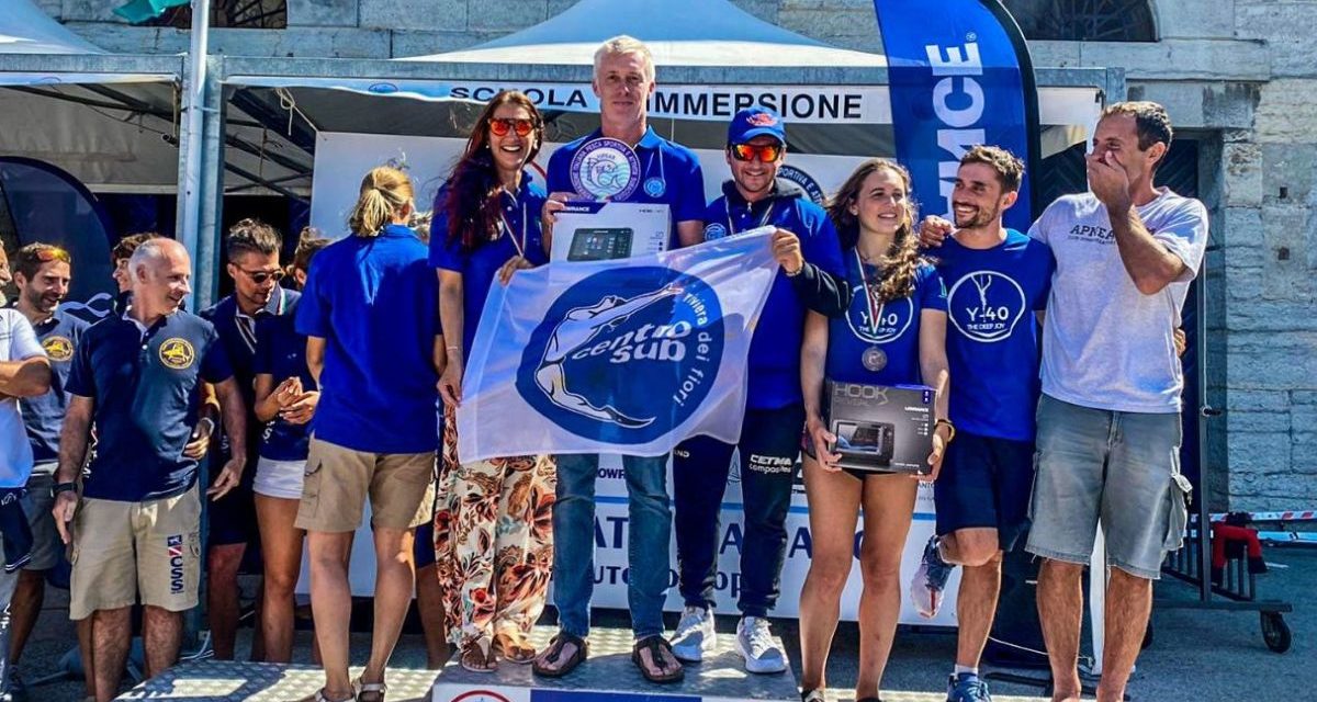 Grandi risultati sportivi per Centro Sub Riviera dei Fiori di Bordighera ai Campionati Italiani di Apnea Outdoor